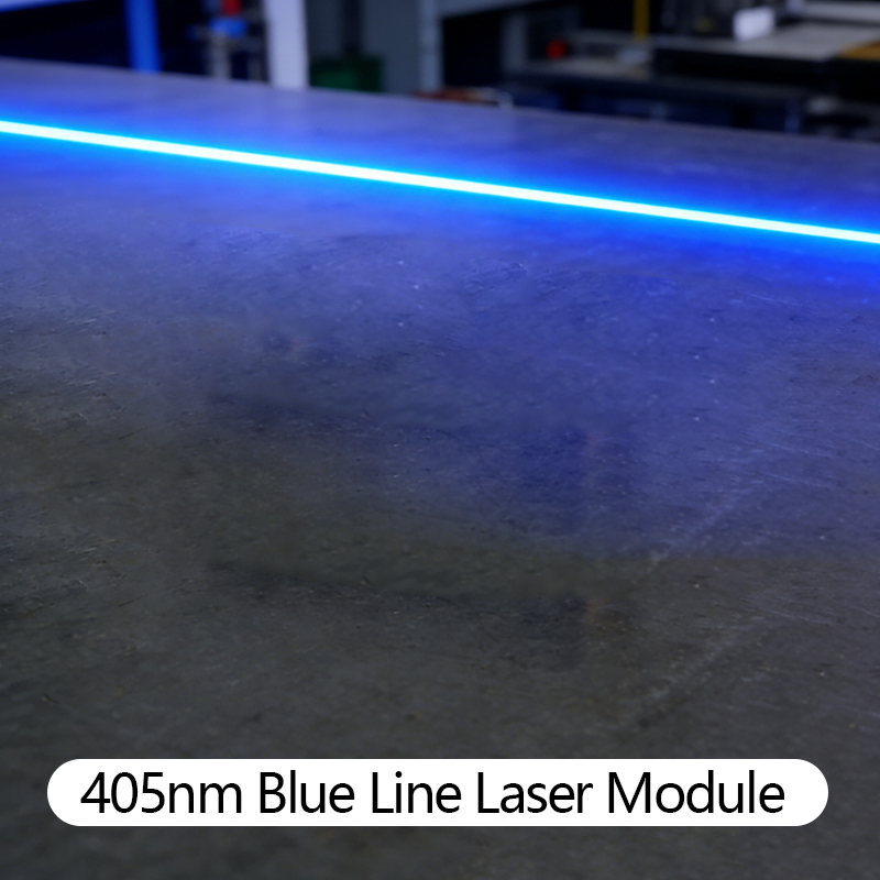 Industrial Laser Table - โมดูลเลเซอร์ไดโอด D12X45 มม. ปรับโฟกัสได้ 405 นาโนเมตร