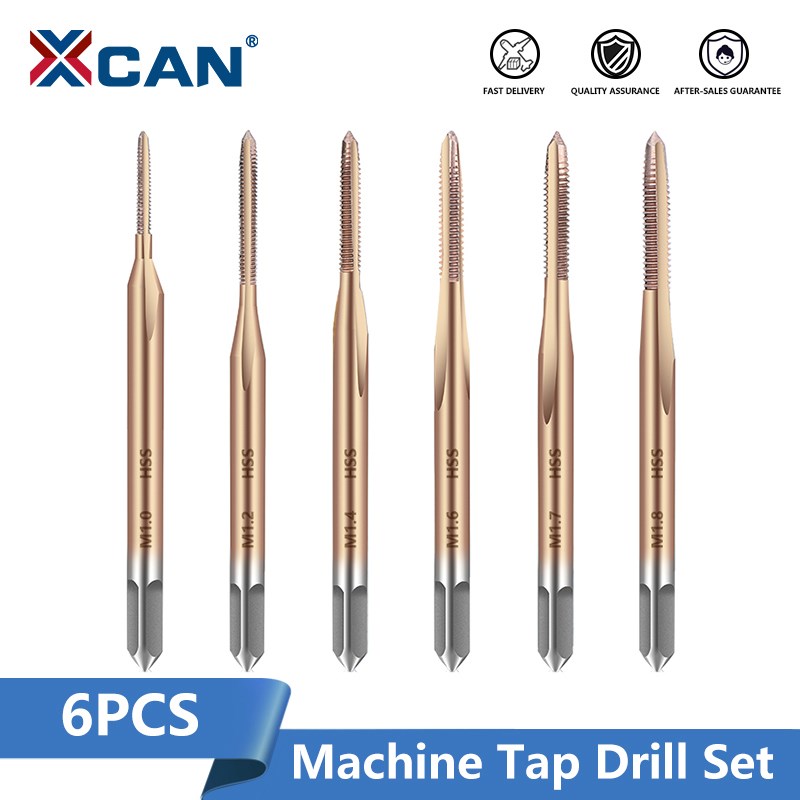 Cnc Router Bit - XCAN เครื่องแตะ HSS 6542เกลียว TiCN Coated