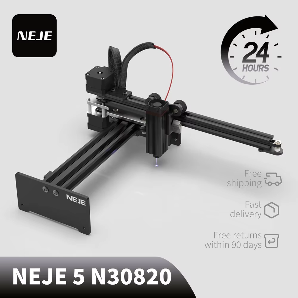 Industrial Laser Printing Machine - เครื่องแกะสลักเลเซอร์ขนาดเล็ก NEJE 5 N30820 40W เครื่องแกะสลักแบบตั้งโต๊ะ