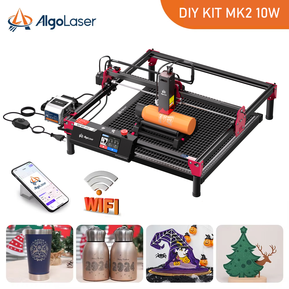 Industrial Laser Removal - AlgoLaser DIY KIT MK2 เลเซอร์แกะสลัก 10W,3.5