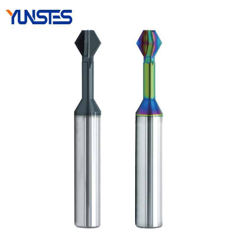 Cnc Router Bit - เอชอาร์ซี65 ดีแอลซี โซลิดคาร์ไบด์ แชมเฟอร์มิลล์ 60 °