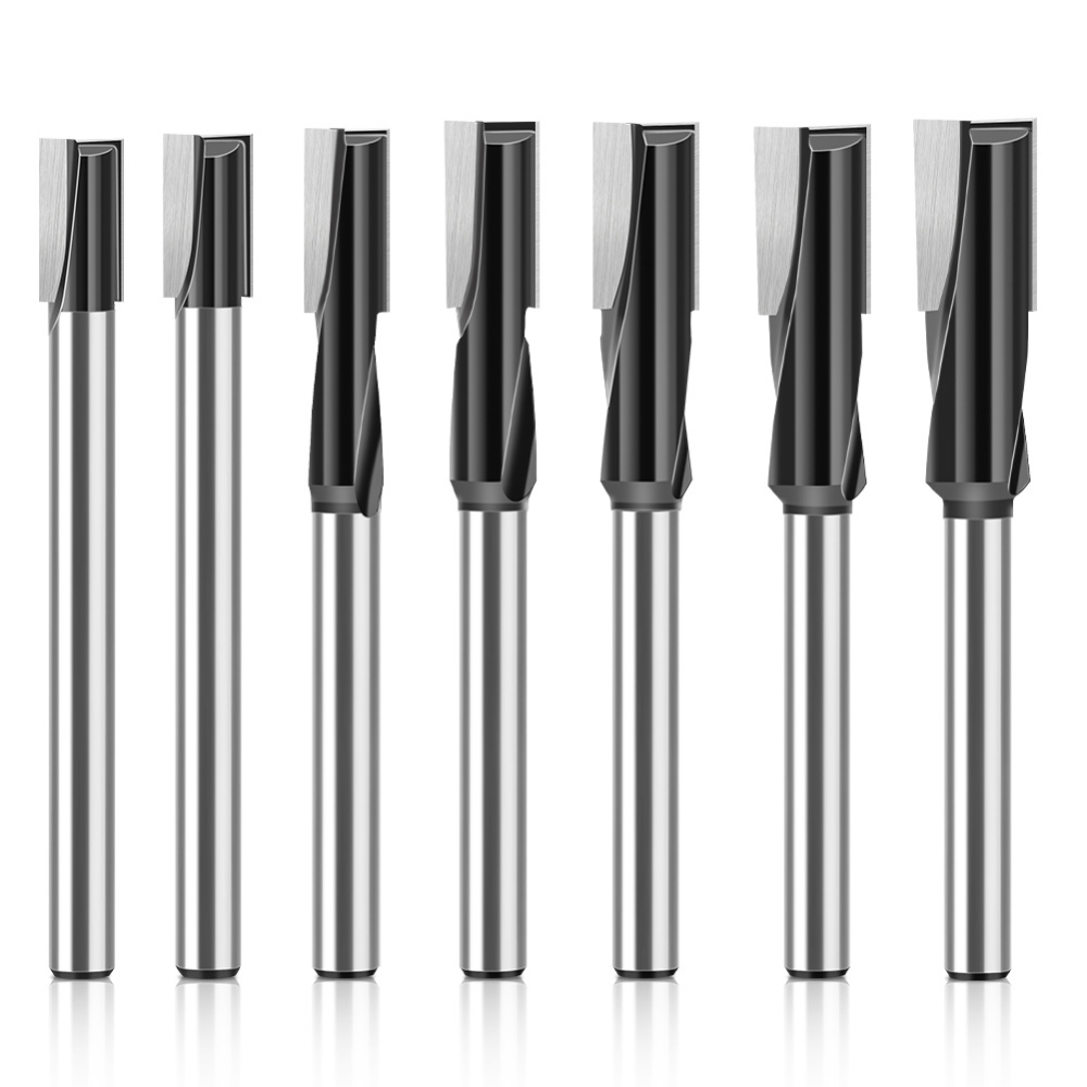 Cnc Router Bit - ดอกกัดตรงขนาด 12 มม. แบบสองคมตัด คาร์ไบด์ สำหรับงานไม้