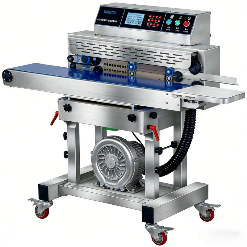Industrial Laser Printing Machine - เครื่องซีลสูญญากาศสำหรับอาหารเชิงพาณิชย์ ระบบซีลบรรจุภัณฑ์สูญญากาศอุตสาหกรรม ระบบพิมพ์วันที่ด้วยเลเซอร์อัตโนมัติเต็มรูปแบบ