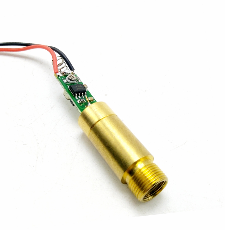 Industrial Laser Line - อุตสาหกรรม/ห้องปฏิบัติการ 30 มิลลิวัตต์ 532 นาโนเมตรโมดูลเลเซอร์ไดโอดจุดสีเขียว 3.7-4.2V