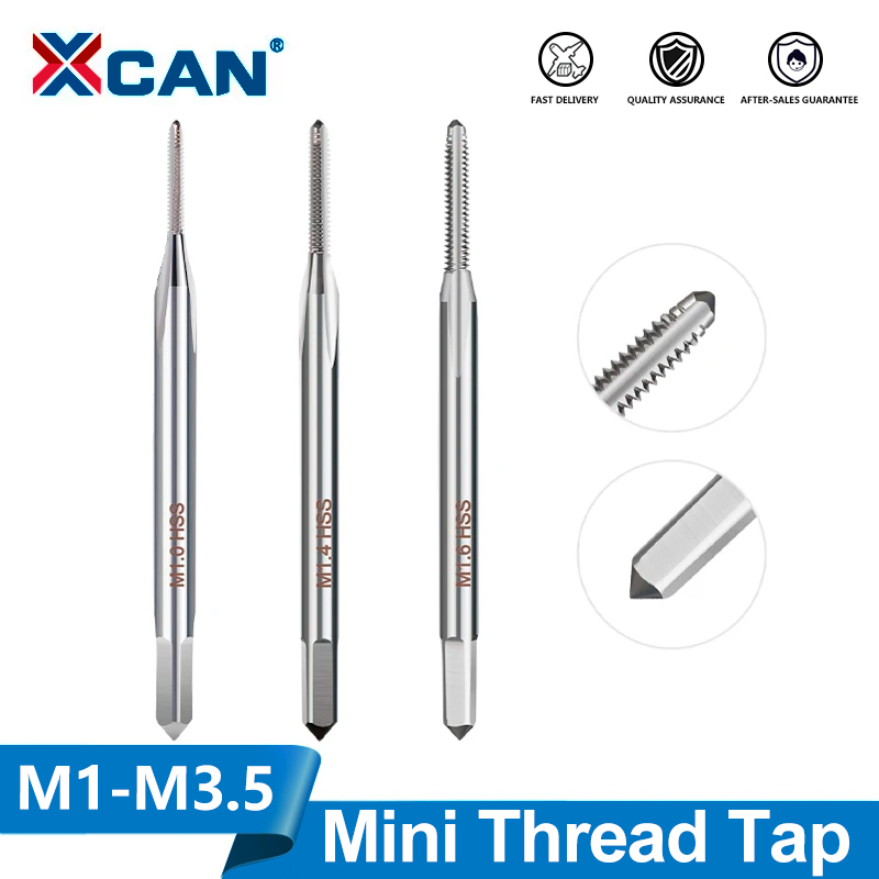 Cnc Router Bit - XCAN ดอกต๊าปเกลียวขนาดเล็ก 1 ชิ้น แบบเกลียวขวา เมตริก
