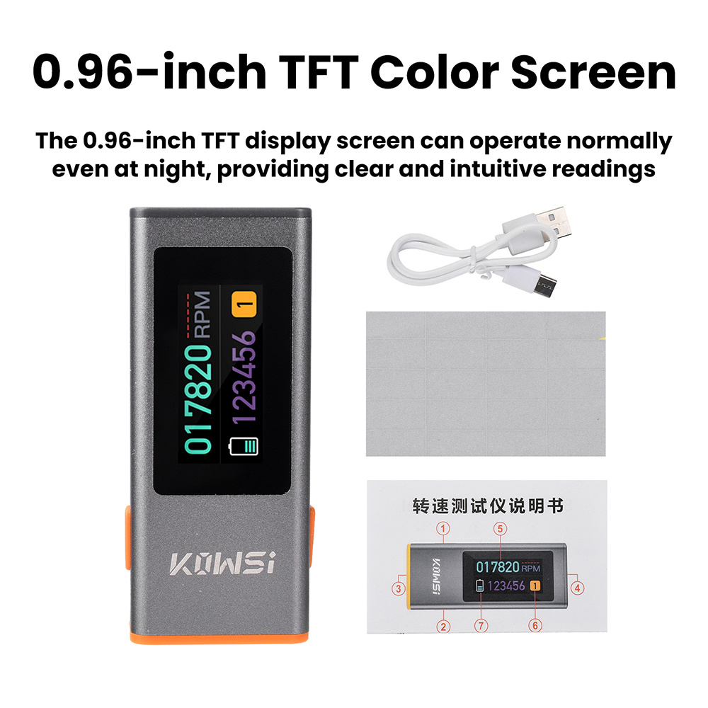 เครื่องวัดความเร็วรอบแบบอินฟรา - Industrial Laser Tachometer บทวิจารณ์และราคา