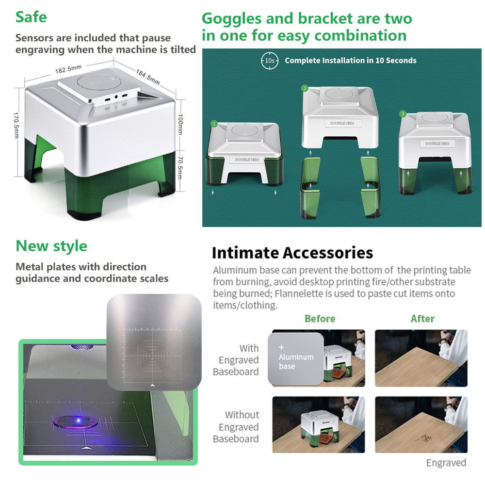 เครื่องแกะสลักเลเซอร์ขนาดเล็ก  - Industrial Laser Printing Machine บทวิจารณ์และราคา