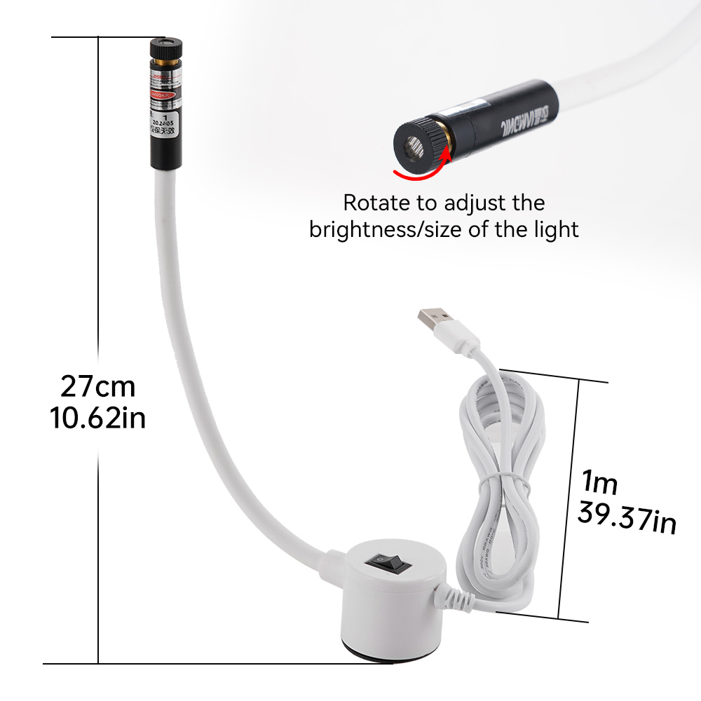 USB ขับเคลื่อนแสงเลเซอร์สีแดงเ - Industrial Laser Line บทวิจารณ์และราคา