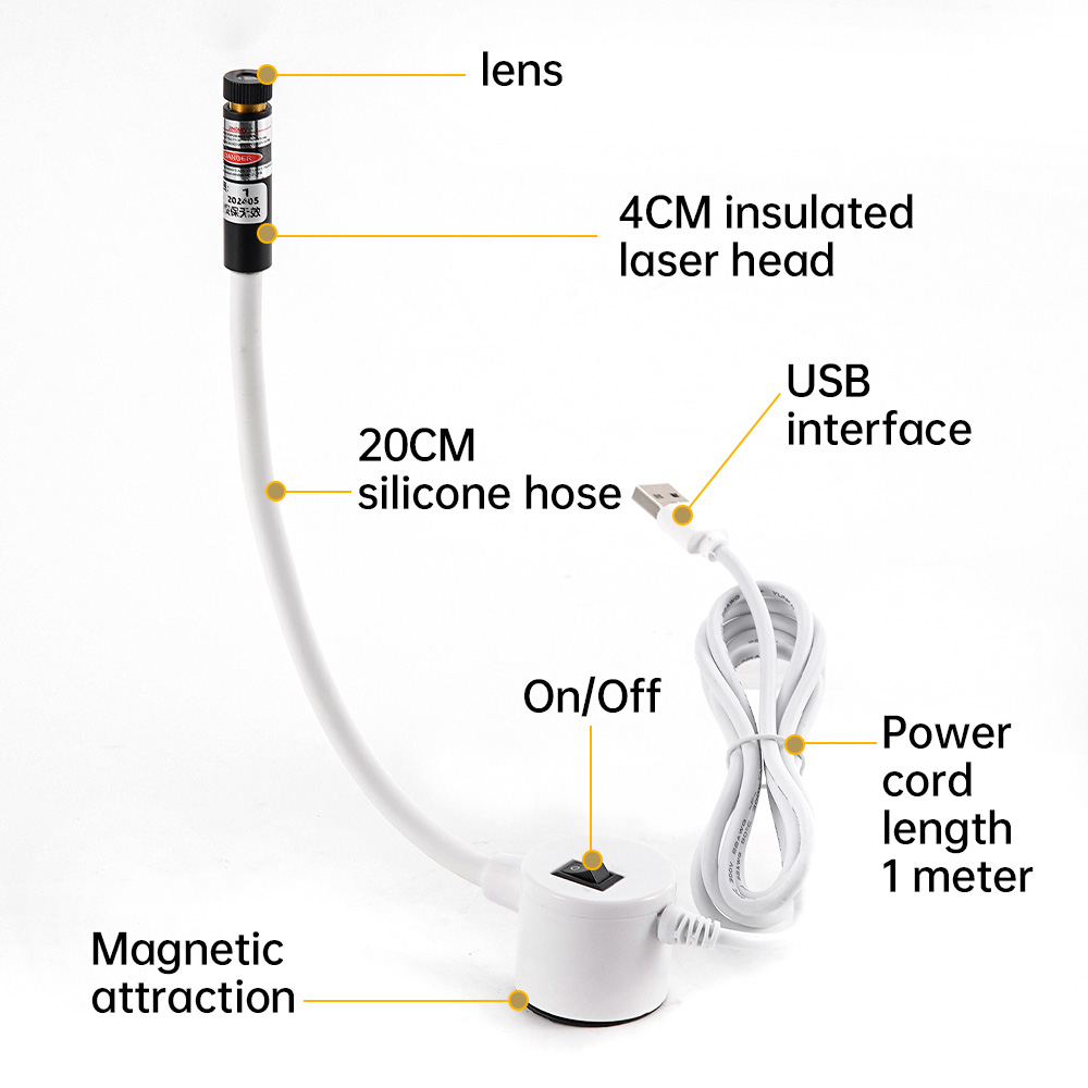 USB ขับเคลื่อนแสงเลเซอร์สีแดงเ - Industrial Laser Line บทวิจารณ์และราคา