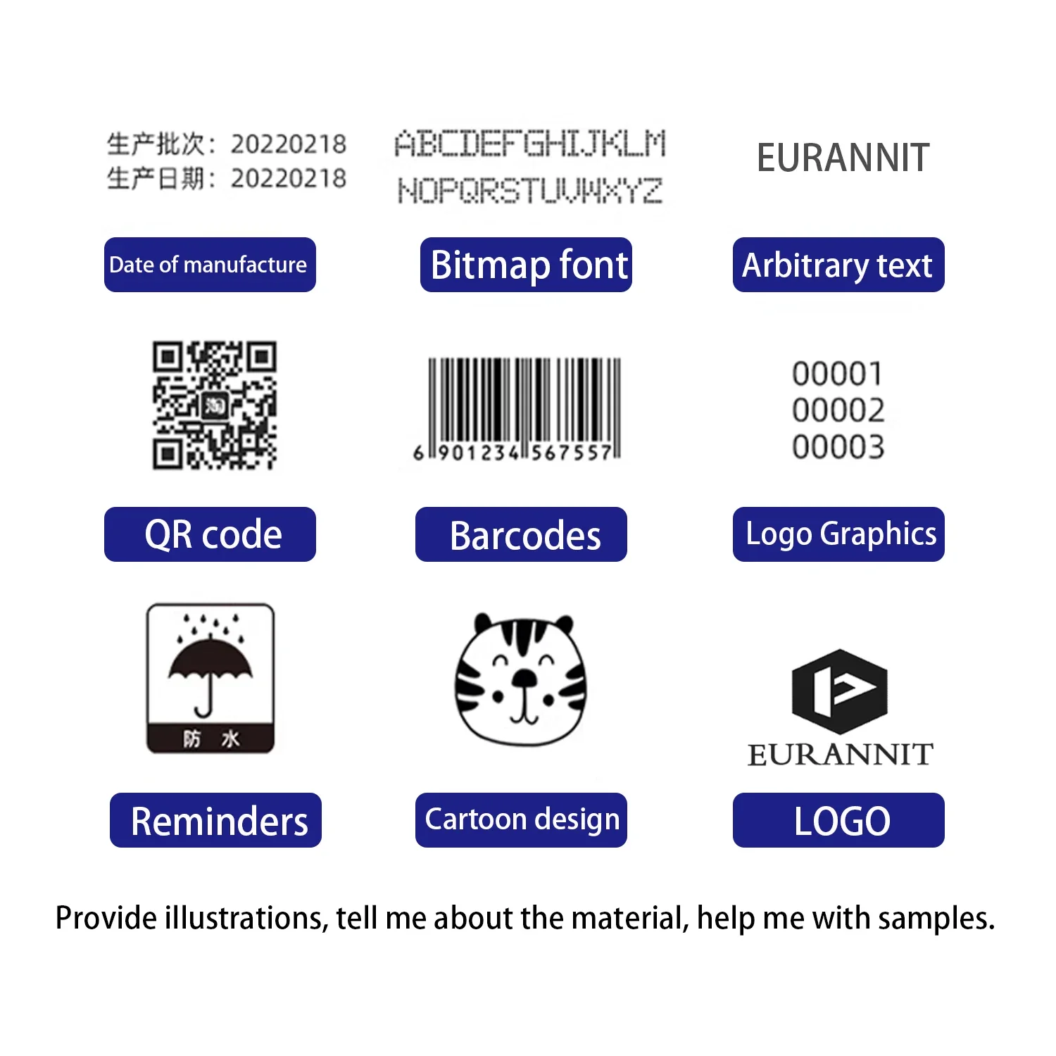 EURANNIT E19 12.7 มม.เครื่องพิ - Industrial Laser Printing Machine บทวิจารณ์และราคา